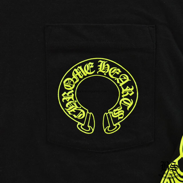 クロムハーツロングTシャツホースシューイエロー|クロムハーツ通販専門