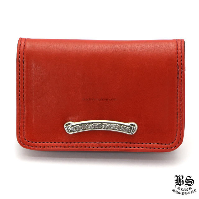 クロムハーツレザーカードケース#2レッド|クロムハーツ通販専門店  