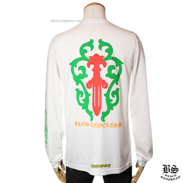 クロムハーツダガー＆フローラルクロスロサンゼルス限定ホワイト  