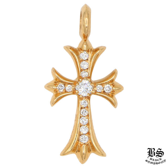 クロムハーツ タイニーCHクロスチャーム22K with パヴェダイヤモンド