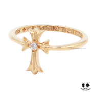 クロムハーツ バブルガムリングCHクロス22K with ダイヤモンド