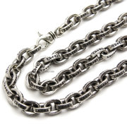 クロムハーツラージペーパーチェーンネックレス30インチ（約76cm