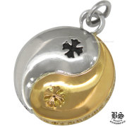 クロムハーツ CHプラス YIN YANG シルバー＆ゴールド