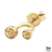 クロムハーツ ダブルクロスボール ミニ スタッド ピアス