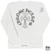 クロムハーツ ロングTシャツ CHクロス ホワイト