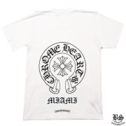 クロムハーツ Tシャツ ホースシュー マイアミ限定 ホワイト