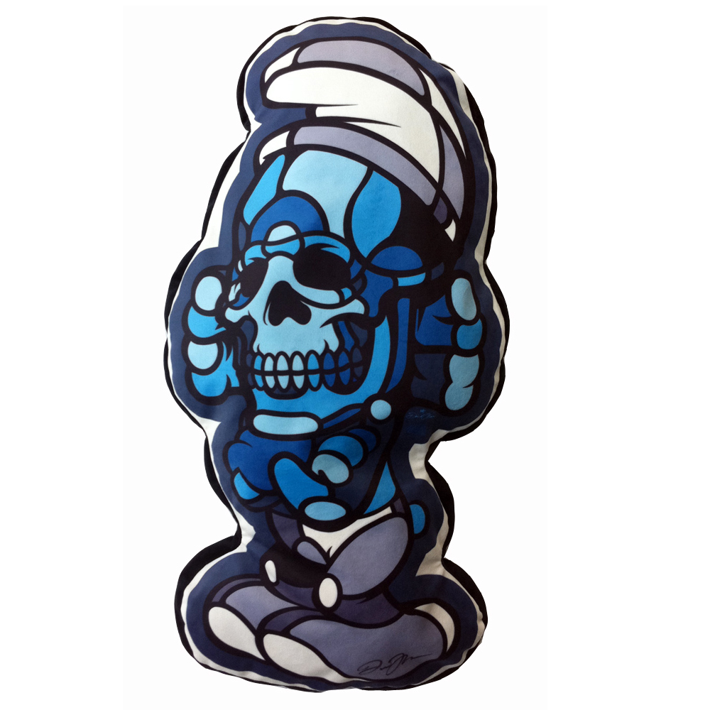 David Flores x HellFire Canyon Club: Deathead S'murks　ダイカットクッション BlackBook Toy Exclusive