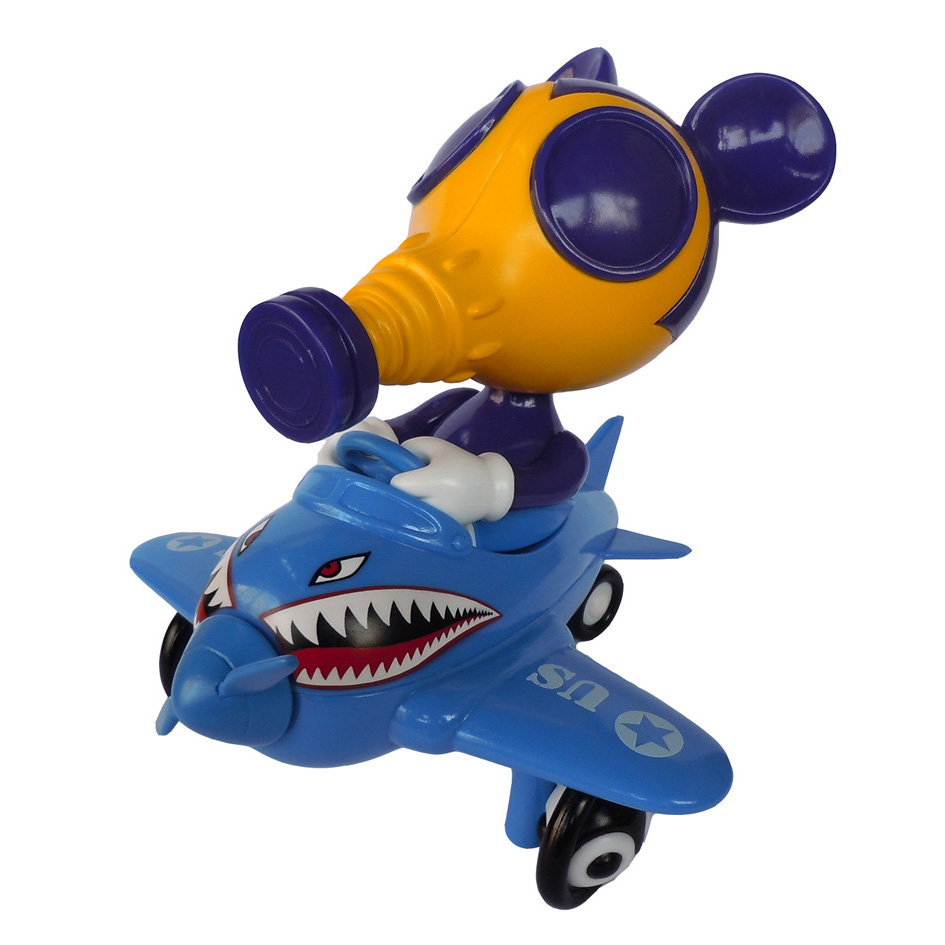Ron English x BlackBook Toy( ロン・イングリッシュ)　Mousemask Murphy in Airplane "The Boy's Alter-Ego" Edition