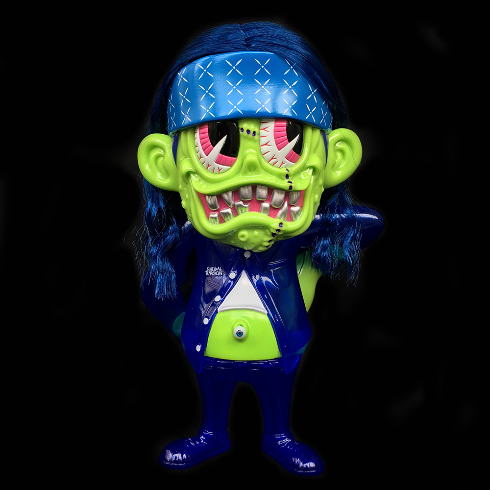 Suicidal Tendencies x BlackBook Toy（スイサイダル・テンデンシーズ）　SKUM-kun 10インチフィギュア Venice Blue 2016 Edition