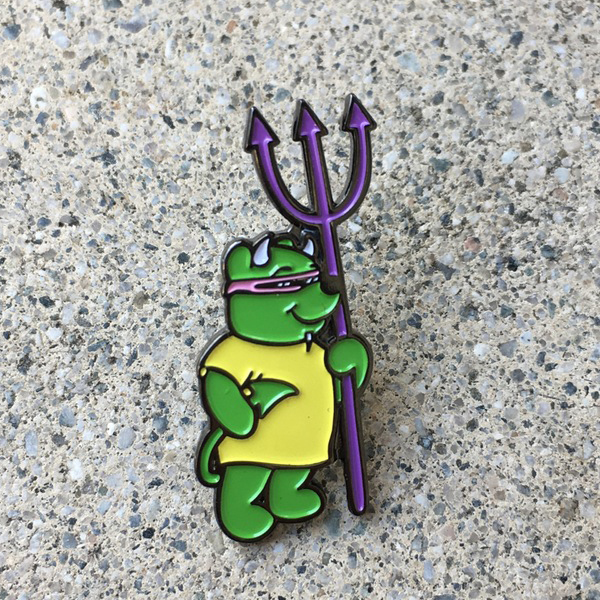 Marc McKee x Rubbish Rubbish（マーク・マッキー）　Rocco Bear GR ピンズ