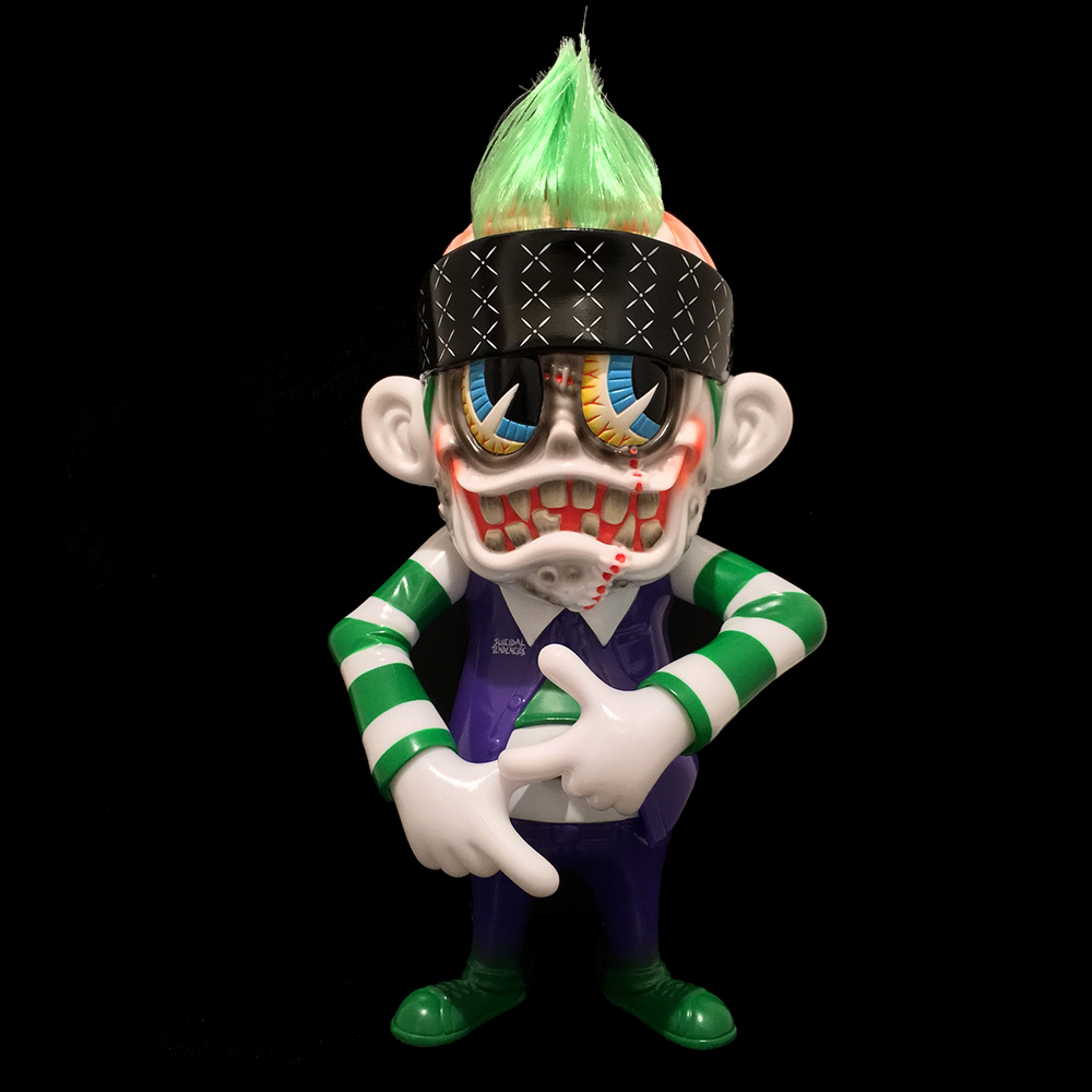 Suicidal Tendencies x BlackBook Toy（スイサイダル・テンデンシーズ）　SKUM-kun 10インチフィギュア MC Cyco Villain edition
