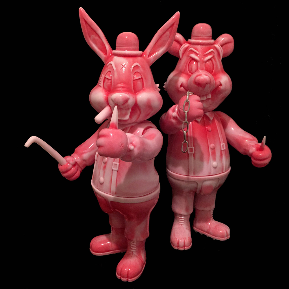 Frank Kozik x BlackBook Toy:A Clockwork Carrot Lil Alex, Dim "Dead Meat"
