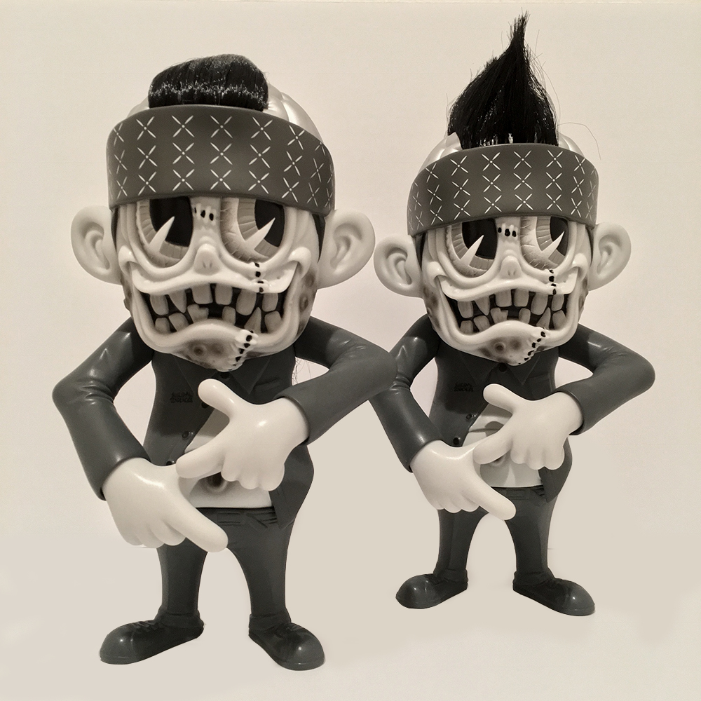 Suicidal Tendencies x BlackBook Toy（スイサイダル・テンデンシーズ）　SKUM-kun 10インチフィギュア Mono edition