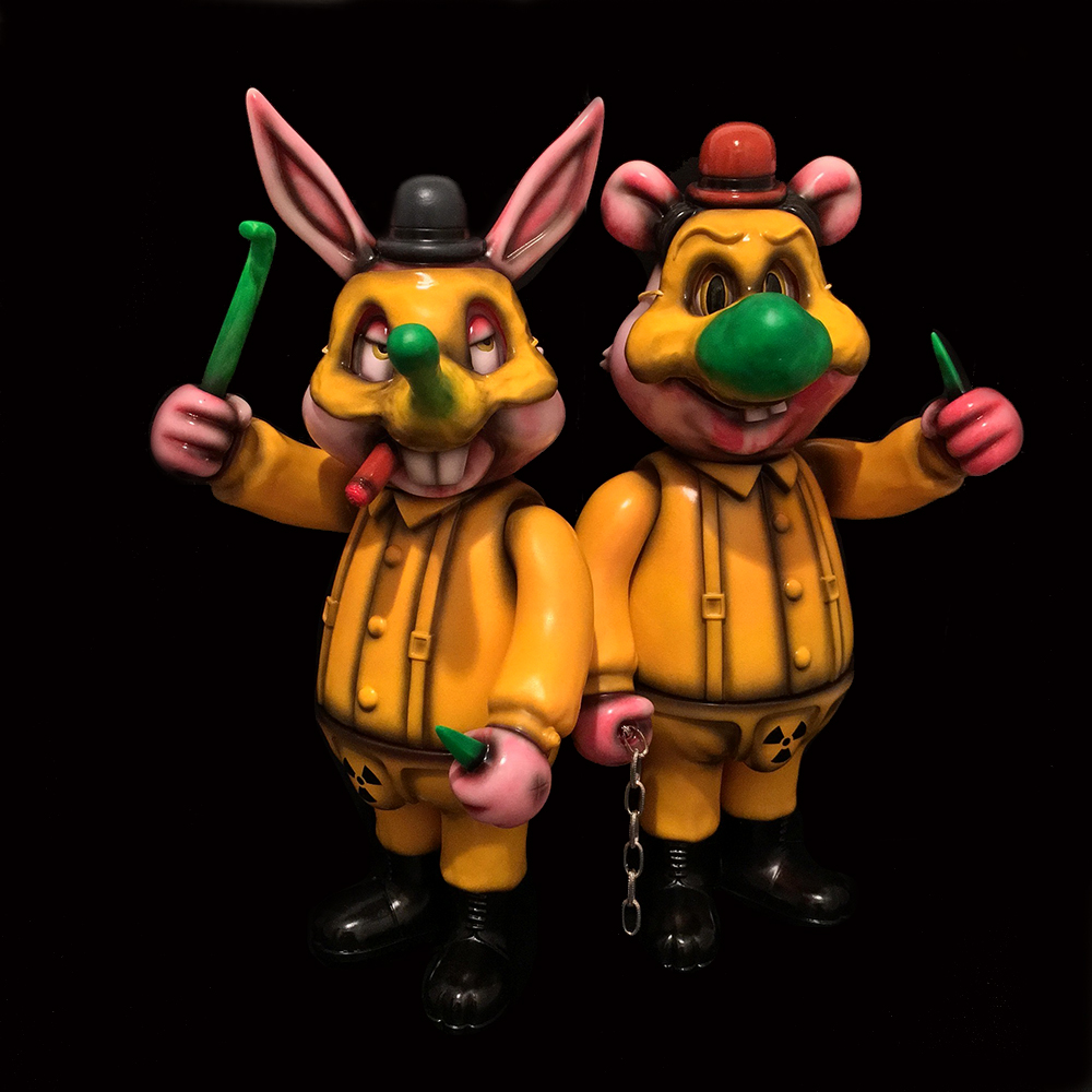 Frank Kozik x BlackBook Toy:A Clockwork Carrot No Nukes