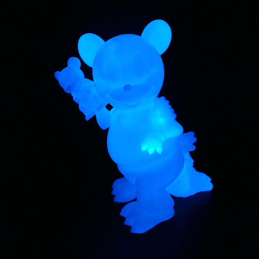 Ron English x BlackBook Toy( ロン・イングリッシュ)　Mousezilla BL GID with mini