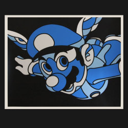 David Flores（デイビッド・フローレス）　1UP（フルカラー）　シルクスクリーンポスター