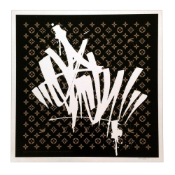 SLICK(スリック)　LV Monogram　シルクスクリーンポスター