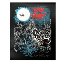 NECKFACE(ネックフェイス): DARK MARKET シルクスクリーンポスター