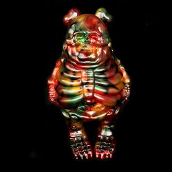 Ron English x BlackBook Toy( ロン・イングリッシュ)　Big Boner（ビッグボーナー） 8インチフィギュア Autumn Stealth Camo