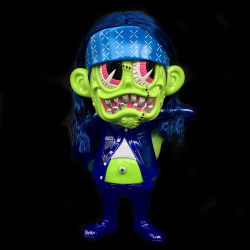 Suicidal Tendencies x BlackBook Toy（スイサイダル・テンデンシーズ）　SKUM-kun 10インチフィギュア Venice Blue 2016 Edition