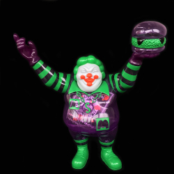 Ron English x BlackBook Toy( ロン・イングリッシュ):EVIL MC 16インチフィギュア Supervillain