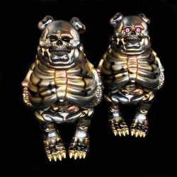 Ron English x BlackBook Toy( ロン・イングリッシュ)　Big Boner（ビッグボーナー） 8インチフィギュア Mechanical Camo