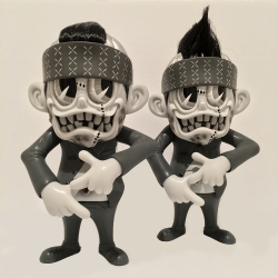 Suicidal Tendencies x BlackBook Toy（スイサイダル・テンデンシーズ）　SKUM-kun 10インチフィギュア Mono edition