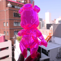 Frank Kozik x BlackBook Toy:Piggums Neon PK