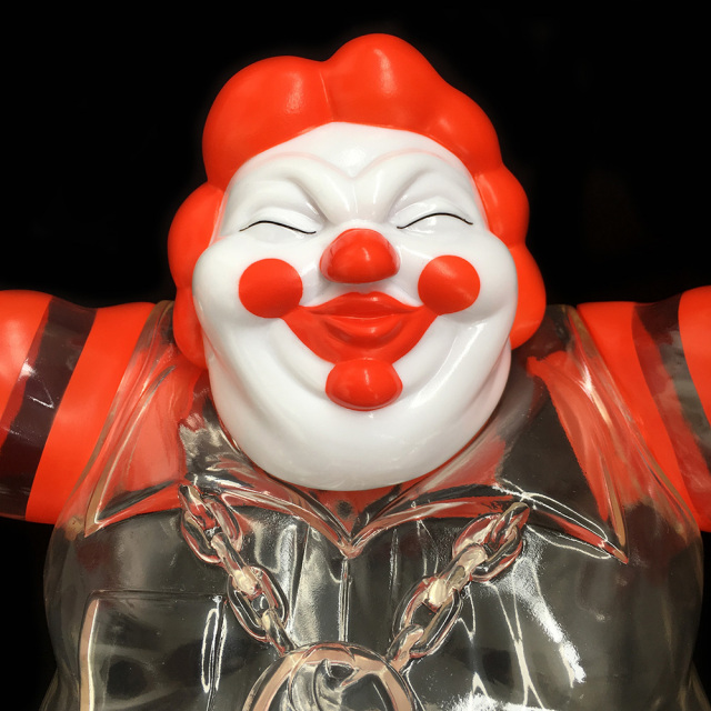 Figurine EVIL MC Marble Purple Ron English X Blackbook Toy - Neuve Sous Blister