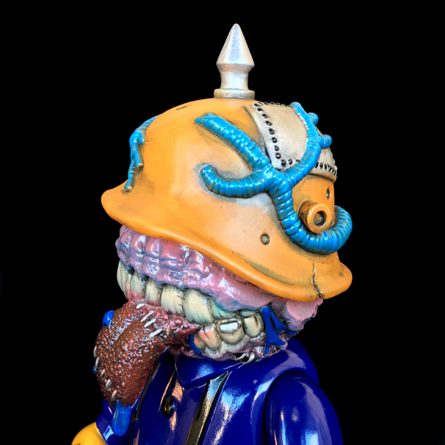 Frank Kozik x BlackBook Toy:A Clockwork Hateball Hate Orange