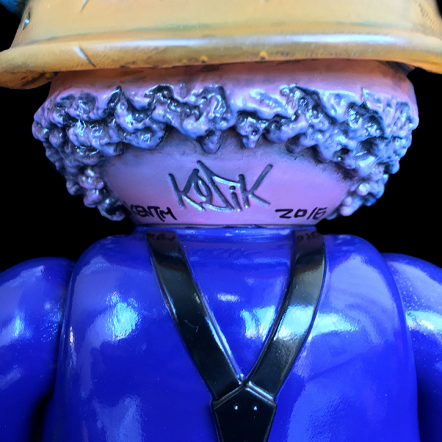 Frank Kozik x BlackBook Toy:A Clockwork Hateball Hate Orange