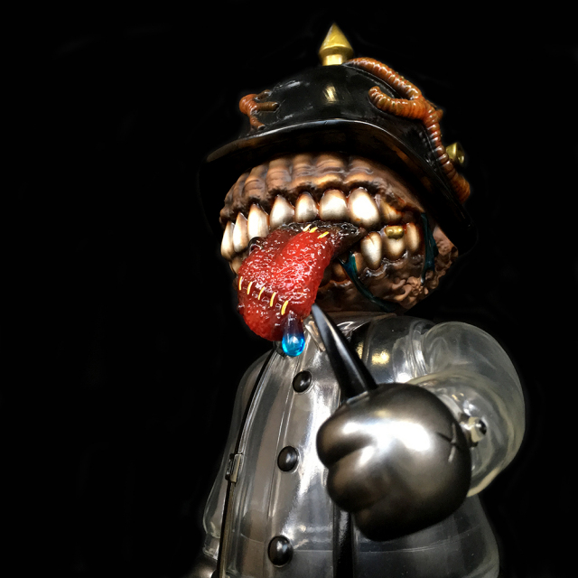 Frank Kozik x BlackBook Toy:A Clockwork Hateball MEATBALL