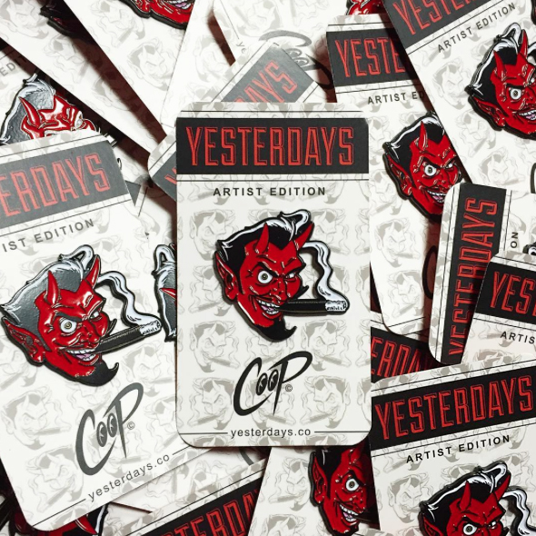 COOP x Yesterdays Co:Smoking Devil ピンズ