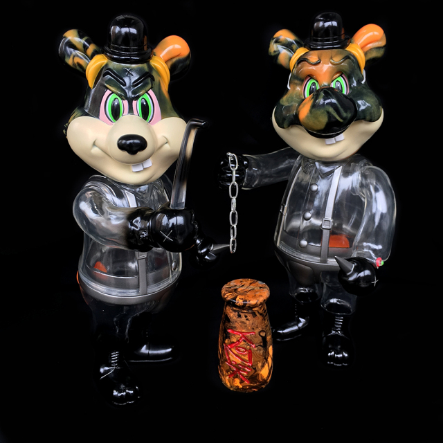 当選品】Frank Kozik x BlackBook toyマーブル成型