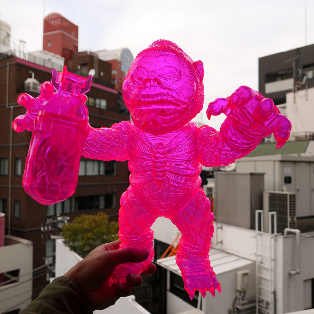 MISHKA x Lamour Supreme:KONG with Warhead Clear Neon PK