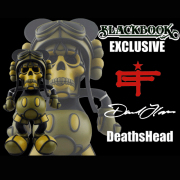 David Flores x Hell Fire Canyon Club（デイビッド・フローレスxヘルファイア・キャニオンクラブ） DeathsHead BlackBook Toy限定