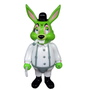 Frank Kozik x BlackBook Toy:A Clockwork Carrot 11インチフィギュア Toxic Green Dcon Exclusive