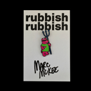 Marc McKee x Rubbish Rubbish（マーク・マッキー）　Rocco Bear PU ピンズ