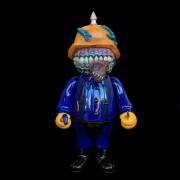 Frank Kozik x BlackBook Toy:A Clockwork Hateball Hate Orange painted by Kenth Toy Works