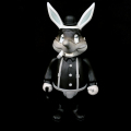 Frank Kozik x BlackBook Toy:A Clockwork Carrot Lil Alex 11インチフィギュア Grayscale Edition