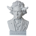 D*Face（ディー・フェイス）:Beethoven Bust Up statue 15"