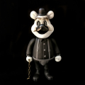 Frank Kozik x BlackBook Toy:A Clockwork Carrot Dim 11インチフィギュア Grayscale Edition