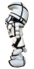 David Flores x HellFire Canyon Club x BlackBook Toy:Deathead S'murks Reverse Toy Art Gallery Exclusive
