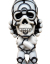 David Flores x HellFire Canyon Club x BlackBook Toy:Deathead S'murks Reverse Toy Art Gallery Exclusive