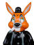 Frank Kozik x BlackBook Toy:A Clockwork Carrot 11インチフィギュア Dark Hell Medicom Toy Exclusive