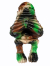 Ron English x BlackBook Toy( ロン・イングリッシュ)　Big Boner（ビッグボーナー） 8インチフィギュア Camo Edition
