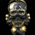 David Flores x HellFire Canyon Club x BlackBook Toy:Deathead S'murk Stay Gold