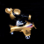 Ron English x BlackBook Toy( ロン・イングリッシュ)　Mousemask Murphy in Airplane Bangkok Gold edition