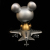 Ron English x BlackBook Toy( ロン・イングリッシュ)　Mousemask Murphy in Airplane Tokyo Gold edition