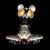 Ron English x BlackBook Toy( ロン・イングリッシュ)　Mousemask Murphy in Airplane Tokyo Gold edition